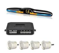 Posizionatore Sistemi Sensori Parcheggio Kit Display Monitor Parktronic Retroilluminato Assistente Rilevatore Retromarcia 4 Sonde Sensori Parcheggio Retromarcia Kit Sensori Radar