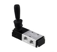 Posizione pneumatica di modo 3 della valvola dell'aria 5 4H230C08 con la leva della mano, porti 1/4 e 1/8, corpo della lega di alluminio per il buon funzionamento