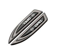 POSLAB Auto Emblema Adesivi, per Opel Astra Insignia Mokka Corsa Vectra Meriva Crossland X Vivaro Zafire Adesivo Emblema Bagagliaio Paraurti Anteriore Auto, Distintivo Lettere, Antipolvere,A