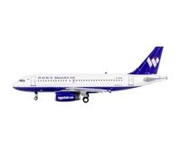 POSMRWK For il modello di aereo in lega A319 della Western Airlines, modello da collezione in scala 1/400, replica pressofusa dell'aereo.