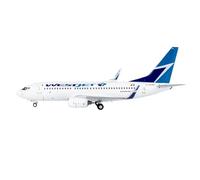 POSMRWK modello aereo For il modello di aereo di linea WestJet Boeing B737-700, modello di aeroplano in lega, giocattolo da collezione, modello in scala 1/400, replica di aeroplano pressofuso