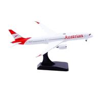 POSMRWK Modello di aereo in lega Boeing B787-9 della Austrian Airlines, replica pressofusa in scala 1/400, for regalo di aerei da collezione