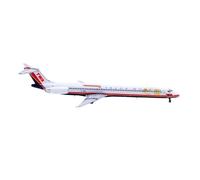 POSMRWK Single Plane For modelli di aeromobili da collezione in lega 1:400 TWA MCDONNELL MD-83 Modello di aeromobile in metallo pressofuso EI-BWD