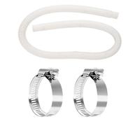 Pospuia di piscina per piscina a terra al di sopra del terreno 150 cm con 2 morsetti per 2 pezzi Adattatore Set leggero resistente flessibile per le piscine fuori terra mantenendo la pulizia