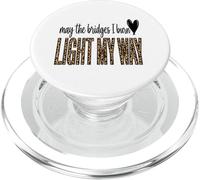 Possa i ponti che bruciamo luce la mia strada Leopard Art PopSockets PopGrip per MagSafe