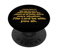 Possa il Signore essere con te Scrittura Versetto Bibbia Gesù Amante PopSockets PopGrip Adesivo