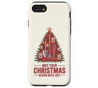 Possa il tuo Natale fiorire con gioia Giardinaggio Holiday Art Custodia per iPhone SE (2020) / 7/8