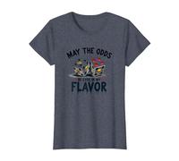 Possa Le probabilità Essere Sempre nel Mio Sapore Dadi Cibo Gioco di Parole Maglietta, Donna, Pervinca, 3XL