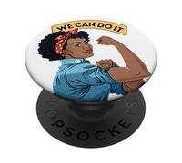 Possiamo farlo Black Rosie The Riveter Femminista Rosey Rosy PopSockets PopGrip Adesivo