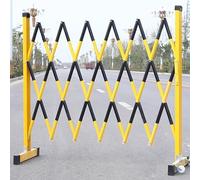 Possibilità di espandere le barricate mobili, barriera di traffico mobile retrattile ed estensibile, multicolore, diverse dimensioni (nero, 1,2 x 2,5 m)