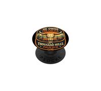 Possiede il bestiame su mille colline - Salmo 50:10 PopSockets PopGrip Adesivo