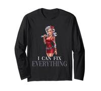 Posso aggiustare tutto Pin-Up Empowered Woman Maglia a Manica