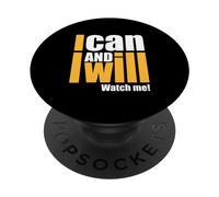 Posso e lo farò, guardami! Niente è impossibile per me. PopSockets PopGrip Adesivo