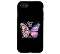 Posso fare ogni cosa attraverso Cristo - Christian Butterfly Custodia per iPhone SE (2020) / 7/8