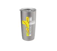 Posso fare tutte le cose attraverso Christ Christian Softball Bicchiere termico in acciaio inox doppia parete