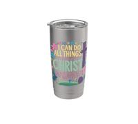 Posso fare tutte le cose attraverso Cristo che mi rafforza Pasqua Bicchiere termico in acciaio inox doppia parete
