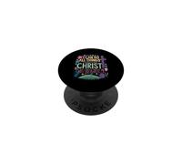 Posso fare tutte le cose attraverso Cristo che mi rafforza Pasqua PopSockets PopGrip Adesivo