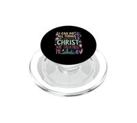 Posso fare tutte le cose attraverso Cristo che mi rafforza Pasqua PopSockets PopGrip per MagSafe