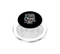 Posso fare tutte le cose attraverso Cristo che mi rafforza PopSockets PopGrip per MagSafe