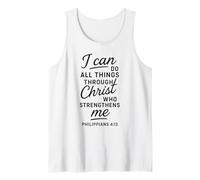 Posso Fare Tutte Le Cose Attraverso Cristo Filippesi 4:13 Bibbia Canotta