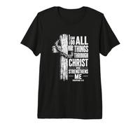 Posso Fare Tutte Le Cose Attraverso Cristo Filippesi 4 13 Maglietta Premium