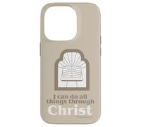 Posso fare tutte le cose attraverso la Bibbia di Cristo Custodia per iPhone 14 Pro
