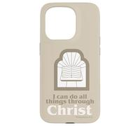 Posso fare tutte le cose attraverso la Bibbia di Cristo Custodia per iPhone 15 Pro
