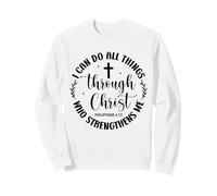 Posso Fare Tutto ciò Che Gli Uomini e Le Donne cristiani grati grati Felpa