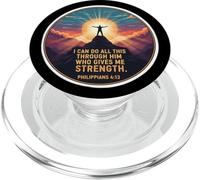 Posso fare tutto questo attraverso Colui che mi dà forza Verso PopSockets PopGrip per MagSafe