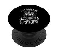 Posso Fermare Il Tempo Qual È Il Tuo Superpotere Fotografo PopSockets PopGrip Adesivo