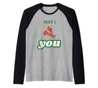 Posso incontrarti Gioco di Parole Maglia con Maniche Raglan