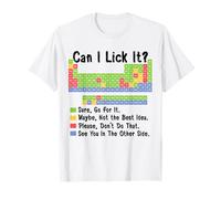 Posso leccarlo tavola Periodica degli Elementi dell'insegnante di scienze Maglietta