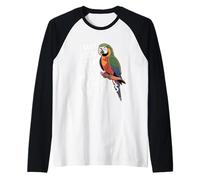 Posso sembrare calmo, ma nella mia Testa Ti Ho morso 3 Volte Pappagallo Maglia con Maniche Raglan