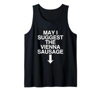 Posso suggerire Il Meme di Generazione Z sconvolto della Salsiccia di Vienna volgare Canotta