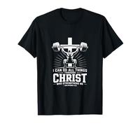 Posso Tutto In Cristo Forza Fitness Maglietta