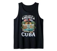 Posso Vivere in America La mia Storia è iniziata a Cuba Vintage Canotta