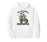 Possum off to Cause A Kerfuffle Funny Opossum Felpa con Cappuccio