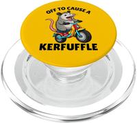 Possum Off to Cause A Kerfuffle Funny Opossum PopSockets PopGrip per MagSafe