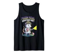 Possum Patrol: Graveyard Shift Patrol Night Humor Divertente Canotta