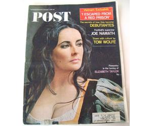 POST 3 Dic 1966 Elizabeth Taylor Tom Wolfe Joe Namath