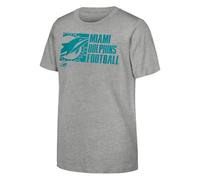 Post Game NFL Miami Dolphins Maglietta Grigia