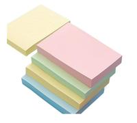 Post It 12 pezzi di foglietti adesivi portatili colorati da 1200 fogli, blocchi note a 4 colori, N-Times, for ufficio(76 x 51mm)