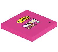 Post-It 28052 Foglietti Super Sticky, Confezione da 6 Blocchetti, Fucsia