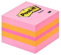 Post-it 34562 Mini Cubo di Foglietti Riposizionabili, 51 mm x 51 mm, Rosa