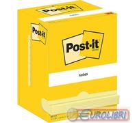 POST-IT 3M 657 BLOCCO 76X102 12PZ GIALLO