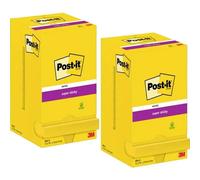 Post-it 654SSCYP12+12 Nota adesiva, memo 76 mm x 76 mm Giallo 24 pz.