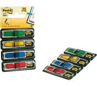 Post-It Index Flags Arrow Tabs 12 mm (24 of Each Colour) - Green/Yellow/Blue/Red