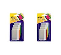 Post-It 686F-1 Index Strong Flat Filing Tabs, Blue/Green/Yellow/Red (6 of Each C
