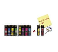 Post-it 7000047670 Strisce adesive Rosso, Giallo, Verde, Blu, Limone, Viola, R