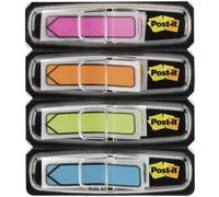 Post-it 7000144925 Marcatore adesivo Rosa, Arancione, Verde limone, Blu acqua